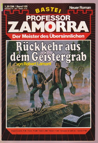 Professor zamorra 105 - 105, (z